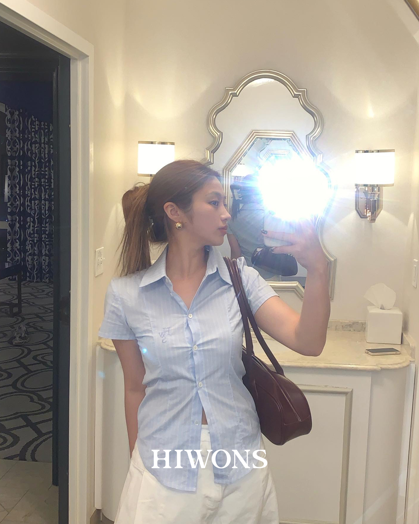 [HWS] 하이원스 여름 슬림핏 반팔 셔츠 3color
